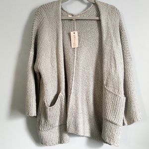 Philosophy Republic Clothing Gray Acrylic Cardigan